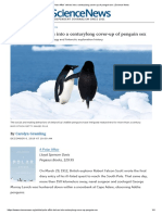 A Polar Affair' Delves Into A Centurylong Cover-Up of Penguin Sex - Science News PDF