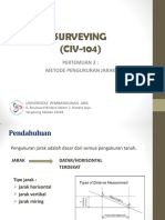 Slide CIV 104 PERTEMUAN 3 METODE PENGUKURAN JARAK PDF