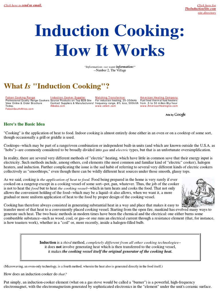 Induction Cooking How It Works | PDF | Kilowatt Hour | Cookware And ...