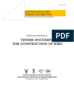 Construction of SHED Retendering PDF