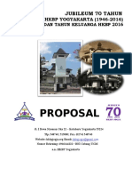 Proposal Perayaan Jubileum 70 Tahun HKBP Yogyakarta