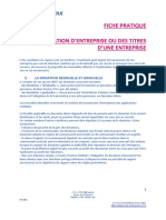 Fiche Pratique Donation Dentreprise Ou Titre Entreprise