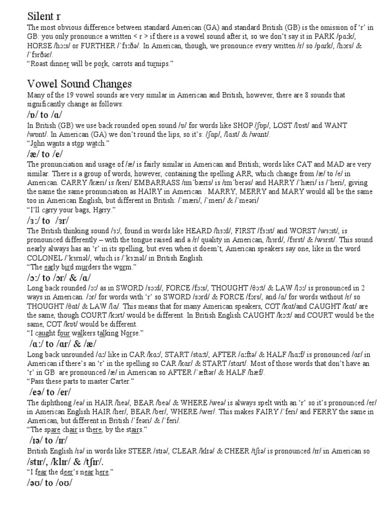 British Pronunciation Pdf Stress Linguistics English Language