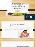 Nutrición y Desnutrición en Infantes