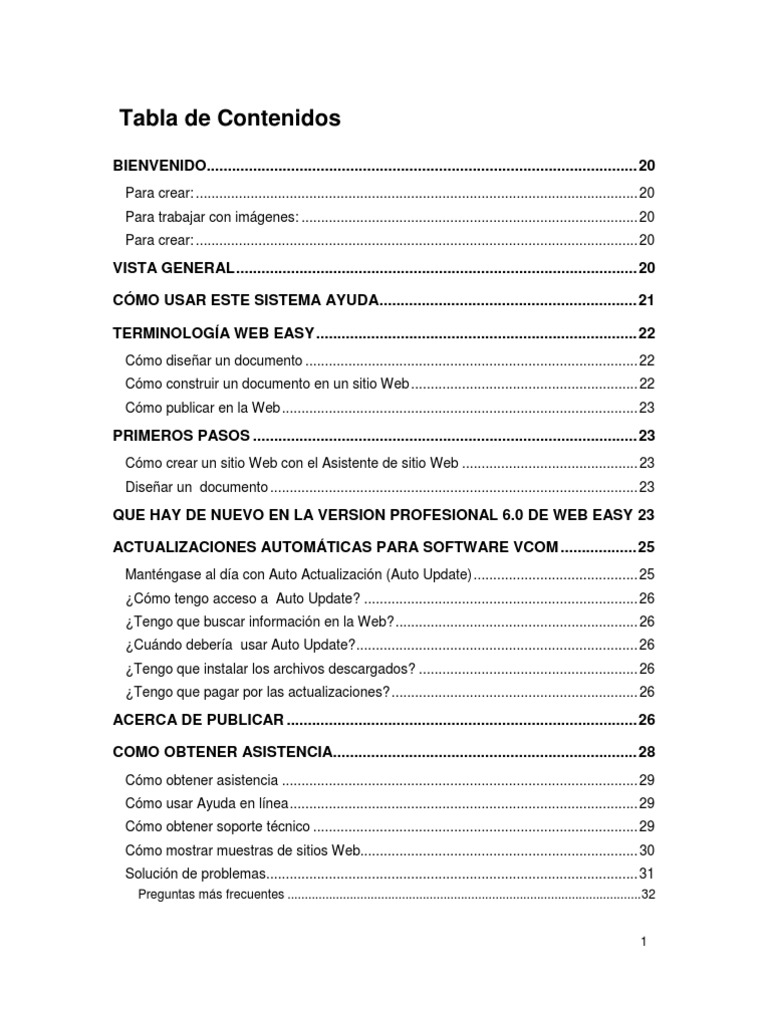 Manual Web Easy Professional | PDF | HTML dinámico | Posicionamiento en ...
