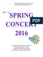 2016 Spring Concert