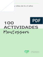 100 ACTIVIDADES MONTESSORI