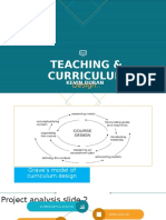 Teaching and Curriculum Design Presentation