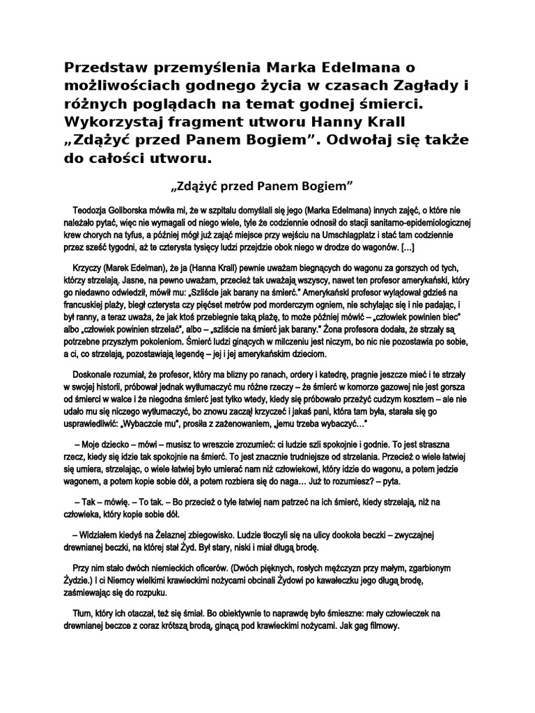 Zdążyć Przed Panem Bogiem Bohaterowie
