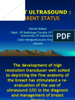 BREAST ULTRASOUND: CURRENT STATUS AND APPLICATIONS