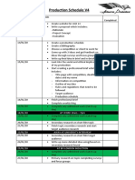 production schedule v4