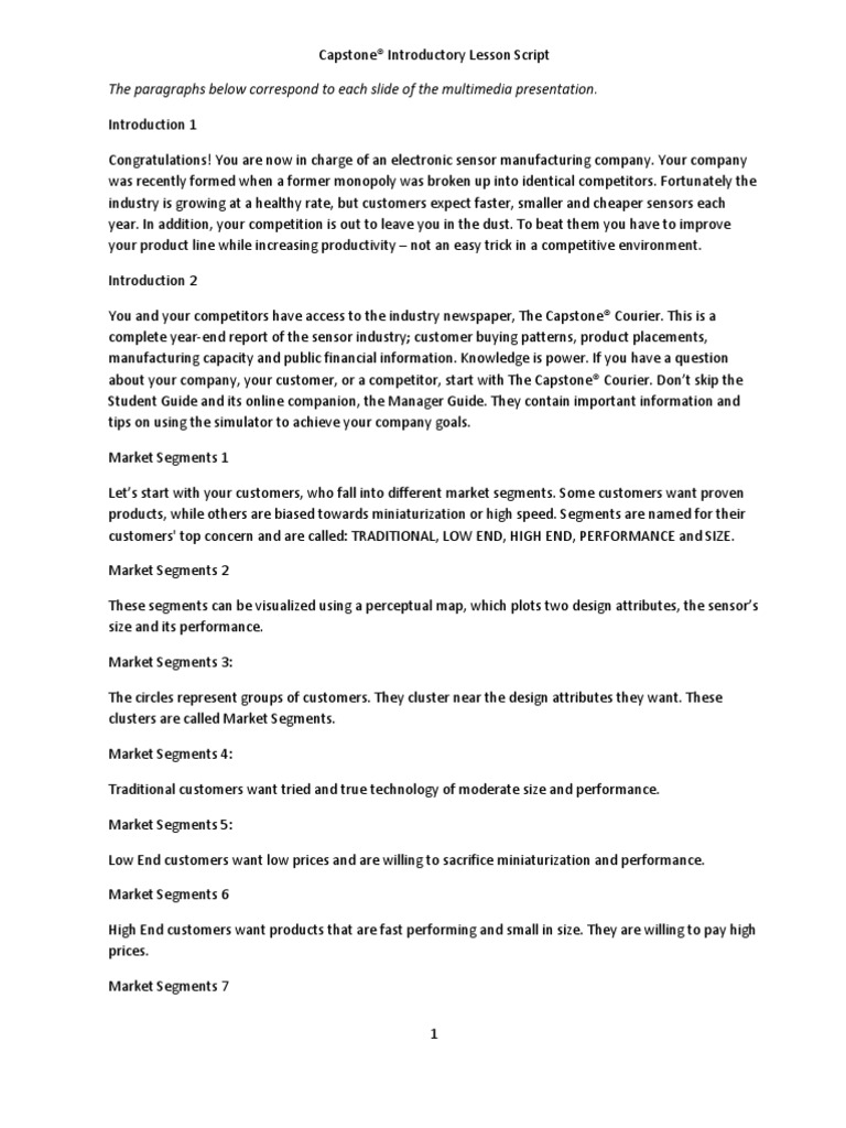 Cap Intro Text PDF Interest Marketing