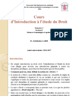 Cours Introduction Etude Droit