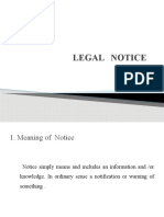 3.1 Legal Notice