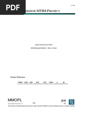 Spine Girder - Prestress Design | PDF | Beam (Structure