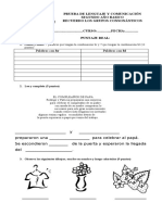 Prueba grupos consonánticos