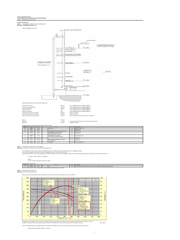 Condensate System Settings Overview | PDF | Flow Measurement | Pump