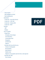 Microsoft Bot Framework Documentation PDF