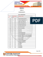 Grade - 8 - Maths - Worksheet - Term 3 PDF