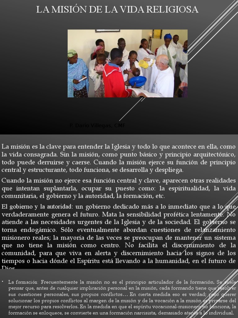 La Esencia de la Misión Religiosa | PDF | Jesús | Iglesia Católica