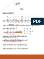 Metode Dekomposisi LU GAUSS