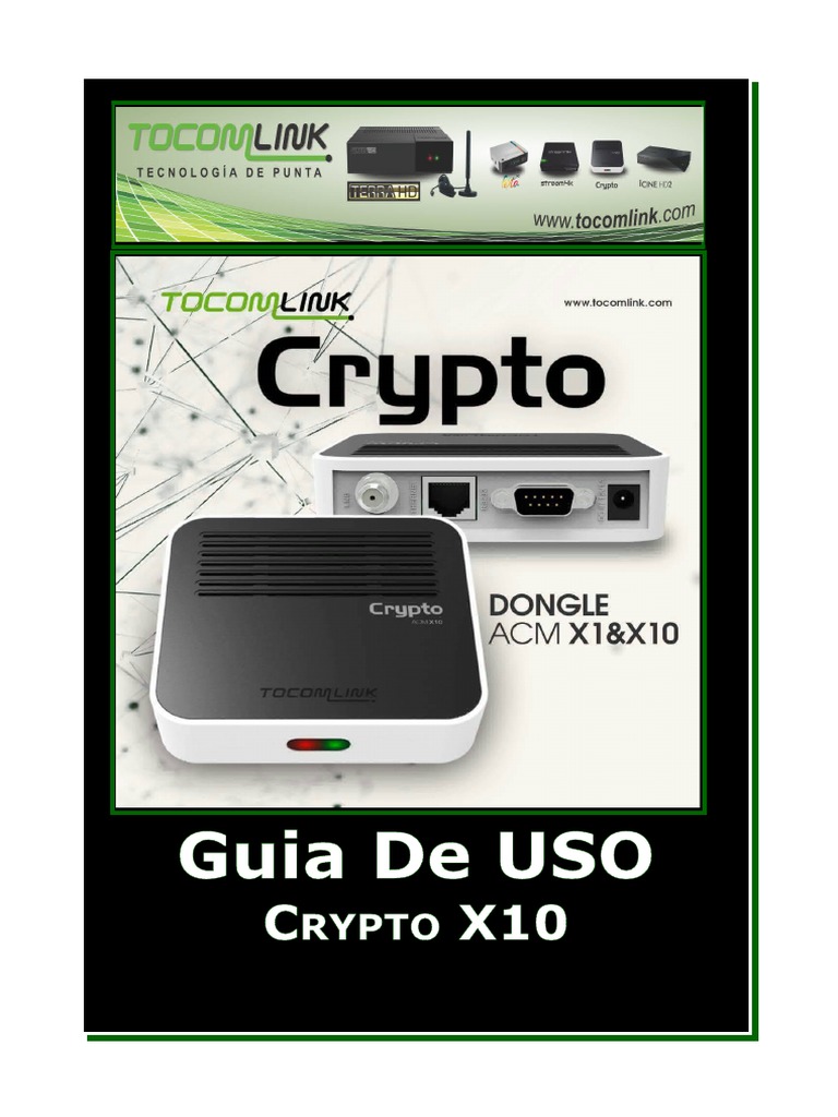 Crypto - X10 - Guia de Uso Versao1.2 | PDF | Microsoft Windows | Rede de  computadores