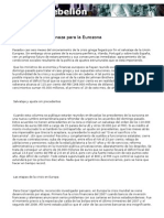 La Crisis Griega: Amenaza para La Eurozona: Portada Economía