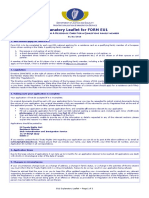 Form EU1 Explanatory Leaflet