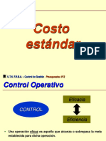 Costo STD y Control Presupuestario