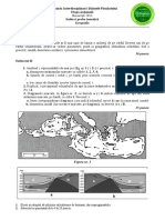 2013 Olimpiada Stiintele Pamantului Nationala Geografie Proba Teoretica Subiectebarem PDF