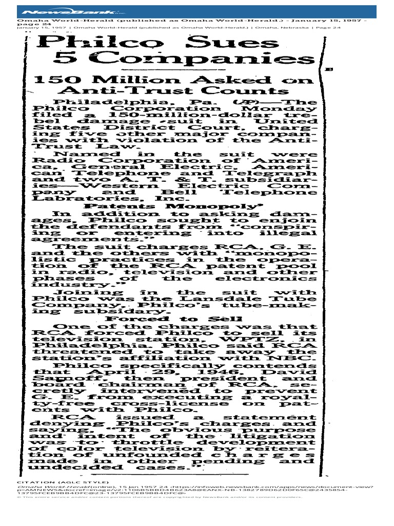 News Article Omaha WorldHerald Published as Omaha WorldHerald