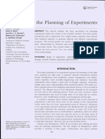 A Tutorial On The Planning of Experiments PDF