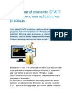 Como Usar El Comando START en Windows