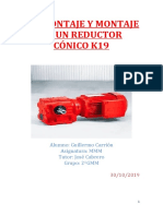 Desmontaje y montaje de un reductor cónico K19