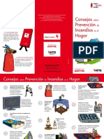Tripticos Consejos Sobre Prevencion Incendios Hogar - tcm1069 211540 PDF