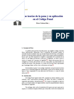 Las Teorías de La Pena y Su Aplicación en El Código Penal