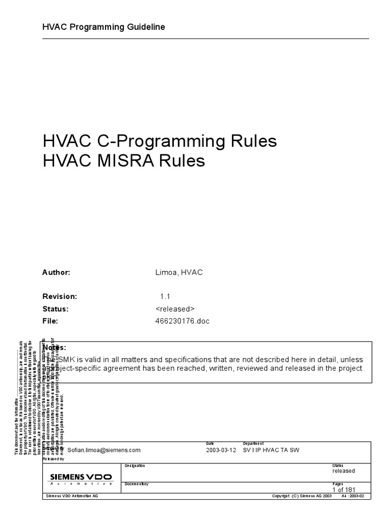 Hvac Programming Guide | PDF | Patent | Boolean Data Type