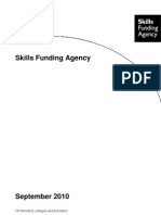 Skills Funding Agency 3Rolf/6Xppdulhv: of Interest To Colleges and Providers