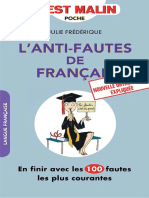 Lanti Fautes de Francais PDF