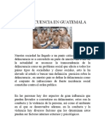 Delincuencia en Guatemala