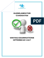 GUIDELINES TO CANDIDATES 2020 RELEASE 20 March 2020