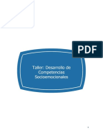 Taller Desarrollo de Competencias Socioemocionales