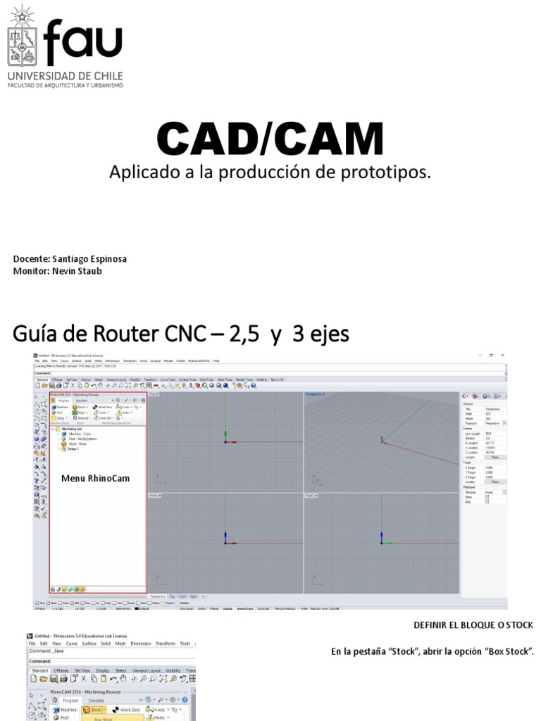 Guía de Uso de Router CNC en CAD/CAM | PDF | Materiales | Naturaleza