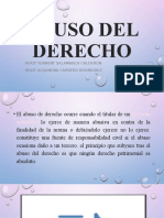 Abuso Del Derecho