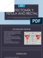 Cistectomía y Fistula Ano Rectal