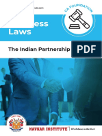 The Indian Partnership Act 1932 Notes