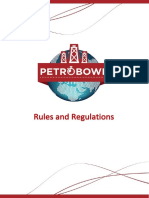 Petrobowl Rules and Regulations