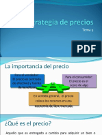 Tema 5 Estrategia de Precios