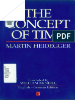 Martin Heidegger The Concept of Time 1 PDF
