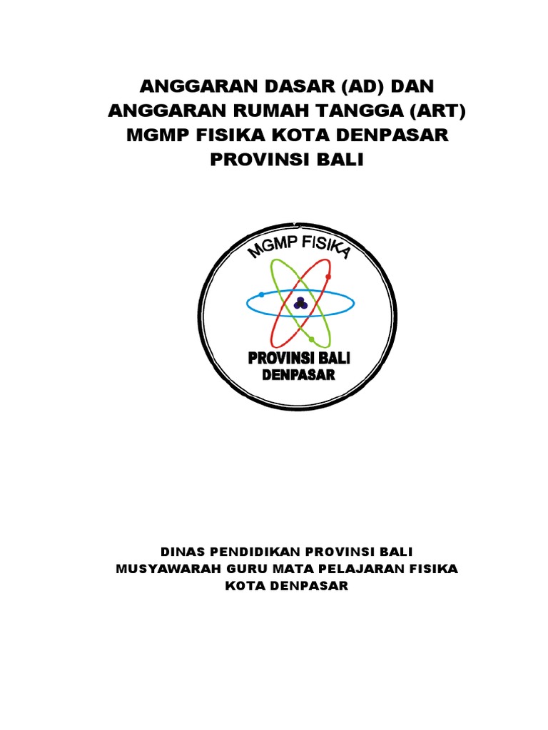 Ad Dan Art MGMP Fisika Kota DPS PDF | PDF